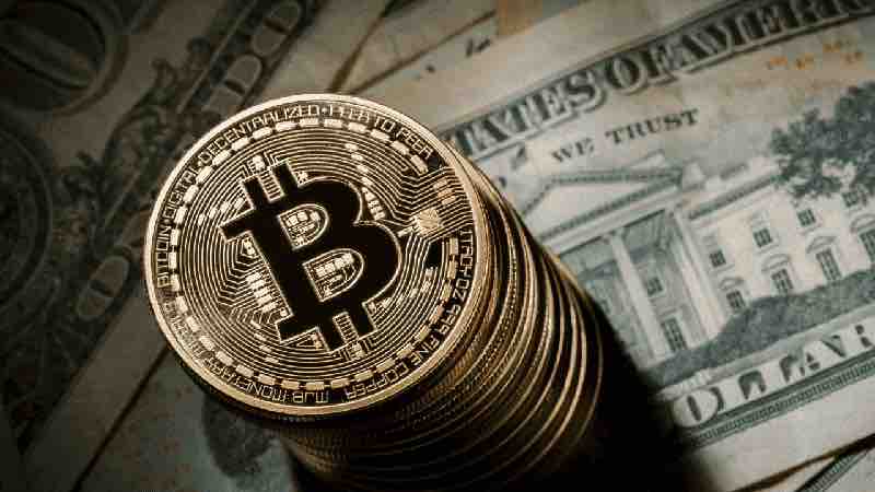 Rappresentazione metaforica della moneta digitale bitcoin come funziona