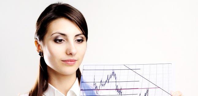 donna trader nel mercato valutario