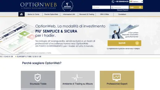 immagine della piattaforma option web